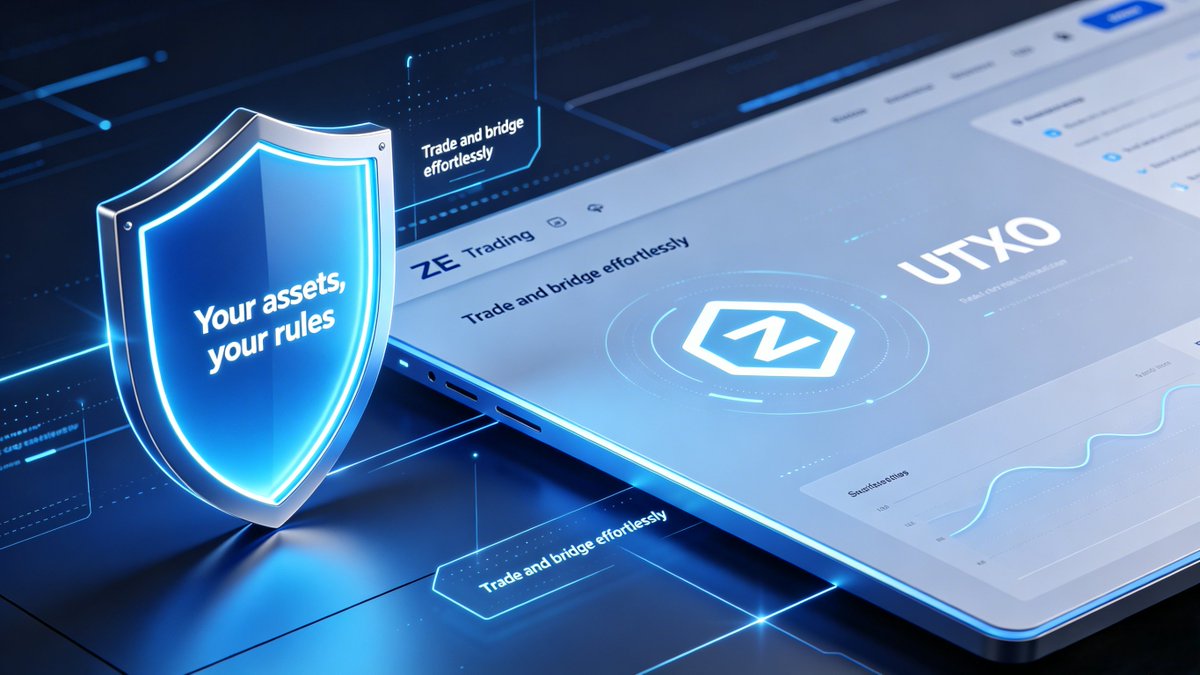 Zeroe_DEX's tweet photo. Your assets, your rules 

🛡️ ZE combines UTXO transparency with streamlined operations. 

Trade and bridge effortlessly on TuringWallet. https://t.co/MIUKwZWvCD