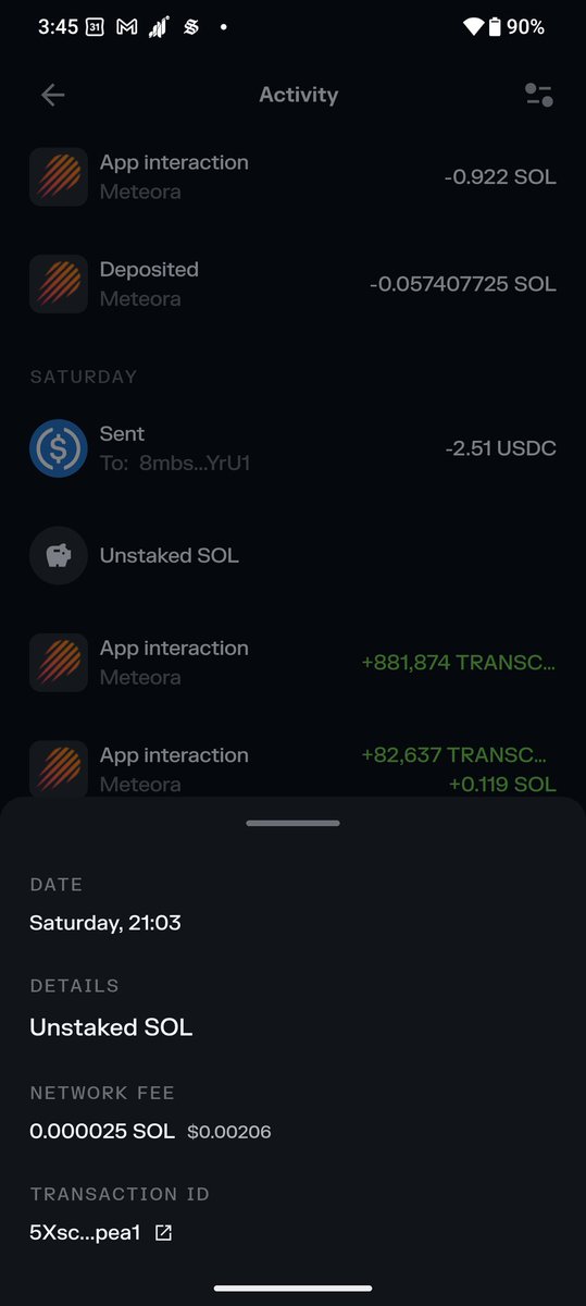 easytrend_'s tweet photo. @Tramplin_io 
Unstaked 1 SOL since Saturday 

Not yet in my wallet
Signature: 5XscMLjY6xf8nDh992bvgQp1mkrCjC7tsw1Vko8CqksKQf39hYDDcRoKobCarSWxaf3xKuBaKJFoEdtXhaKypea1 https://t.co/WALVdhZ2ZO