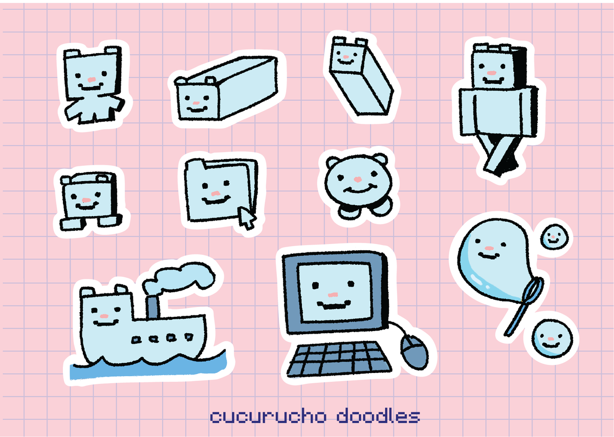 BerryPatata's tweet photo. Cucurucho stickersheet update!!  
#qsmpart #qsmp2 https://t.co/opkfdyw2UF