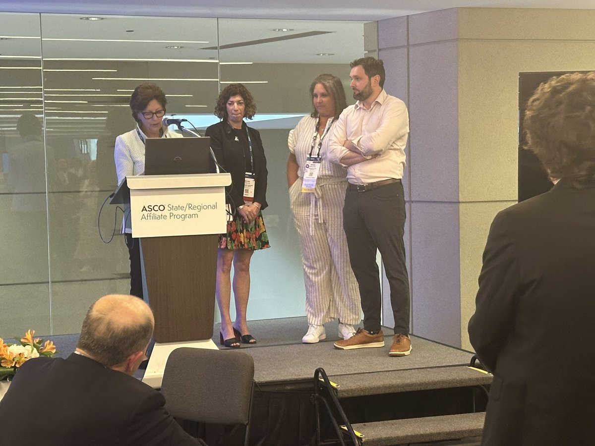JasmineKambojMD's tweet photo. Team Louisiana got the Jeffrey C Ward State award for #Advocacy
#ASCO26
Dr Melanie Sheen 👏 https://t.co/jmDk3P4ziG