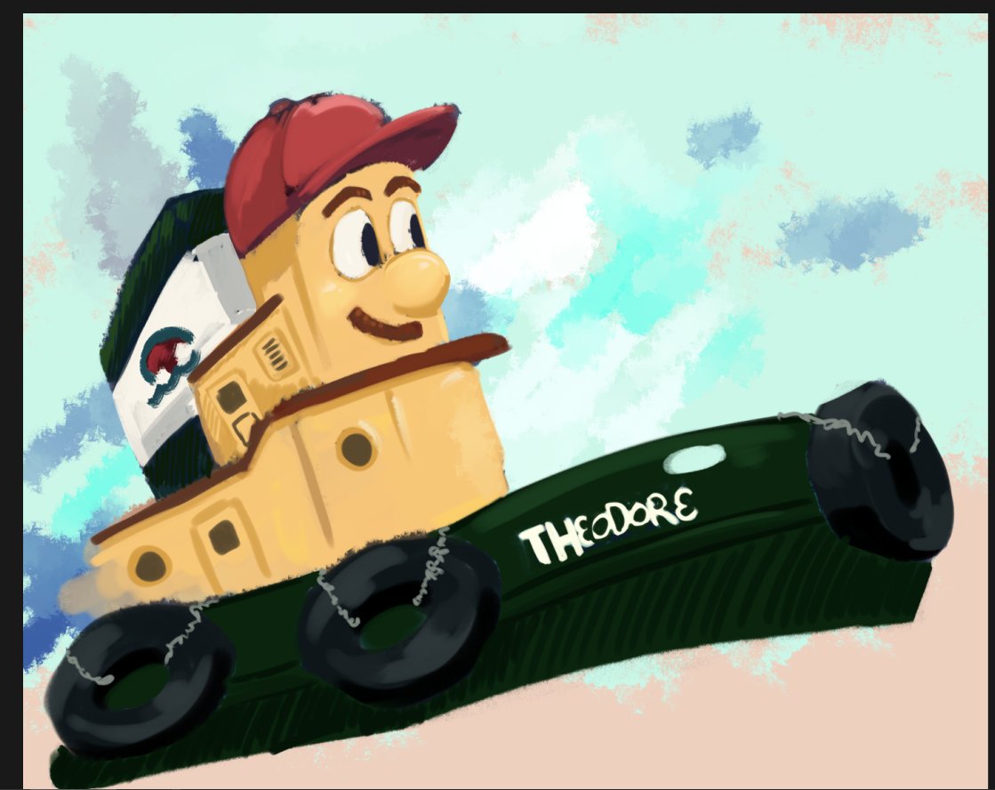 fire_cooking's tweet photo. hehe yippie horray yay yippie! I love theodore tugboat yay! https://t.co/FSRXZNJ04n