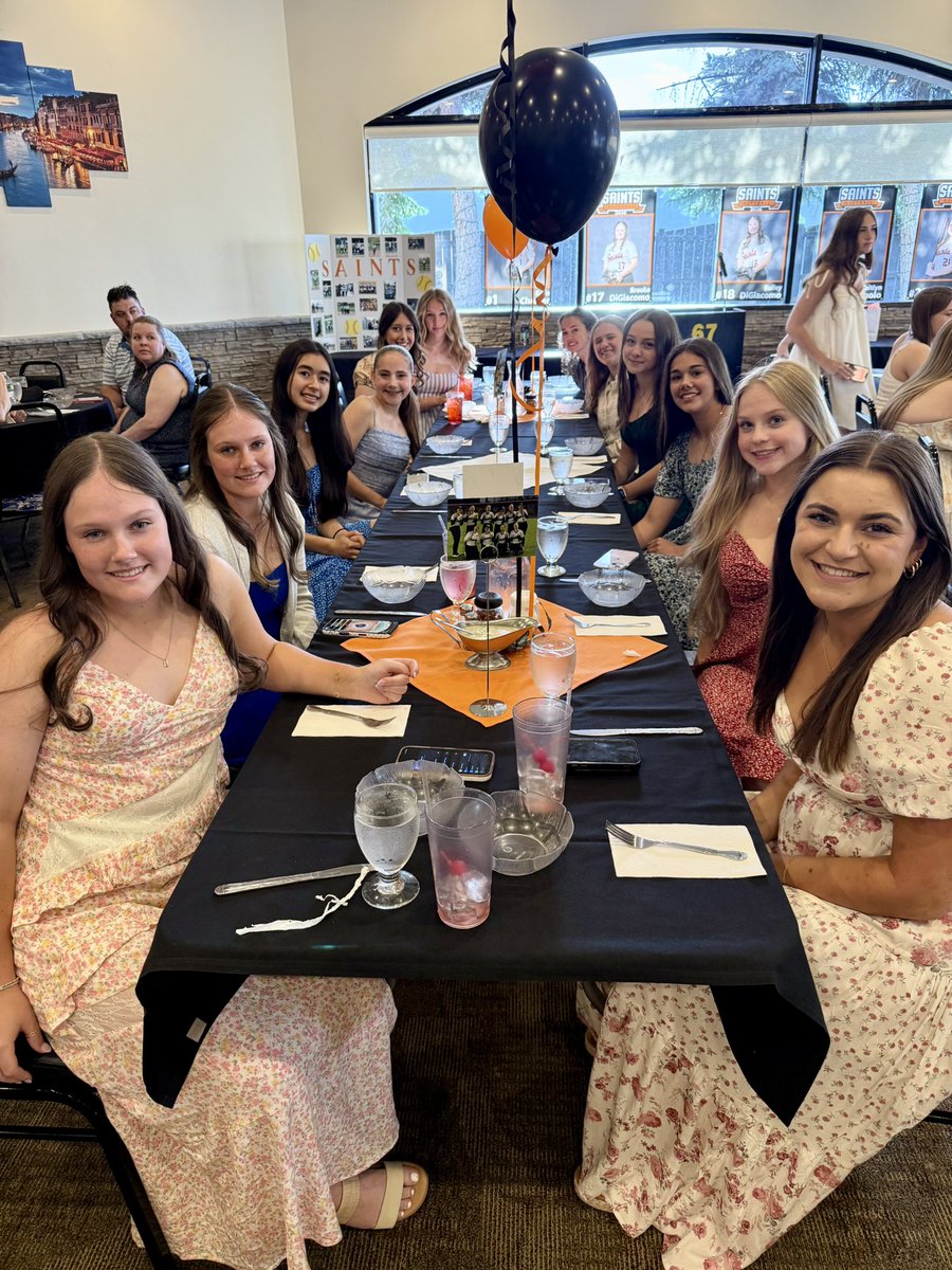 CCCSD_softball's tweet photo. End of Season Saints Softball Banquet for our Varsity and JV teams! https://t.co/fncZTUgTHt