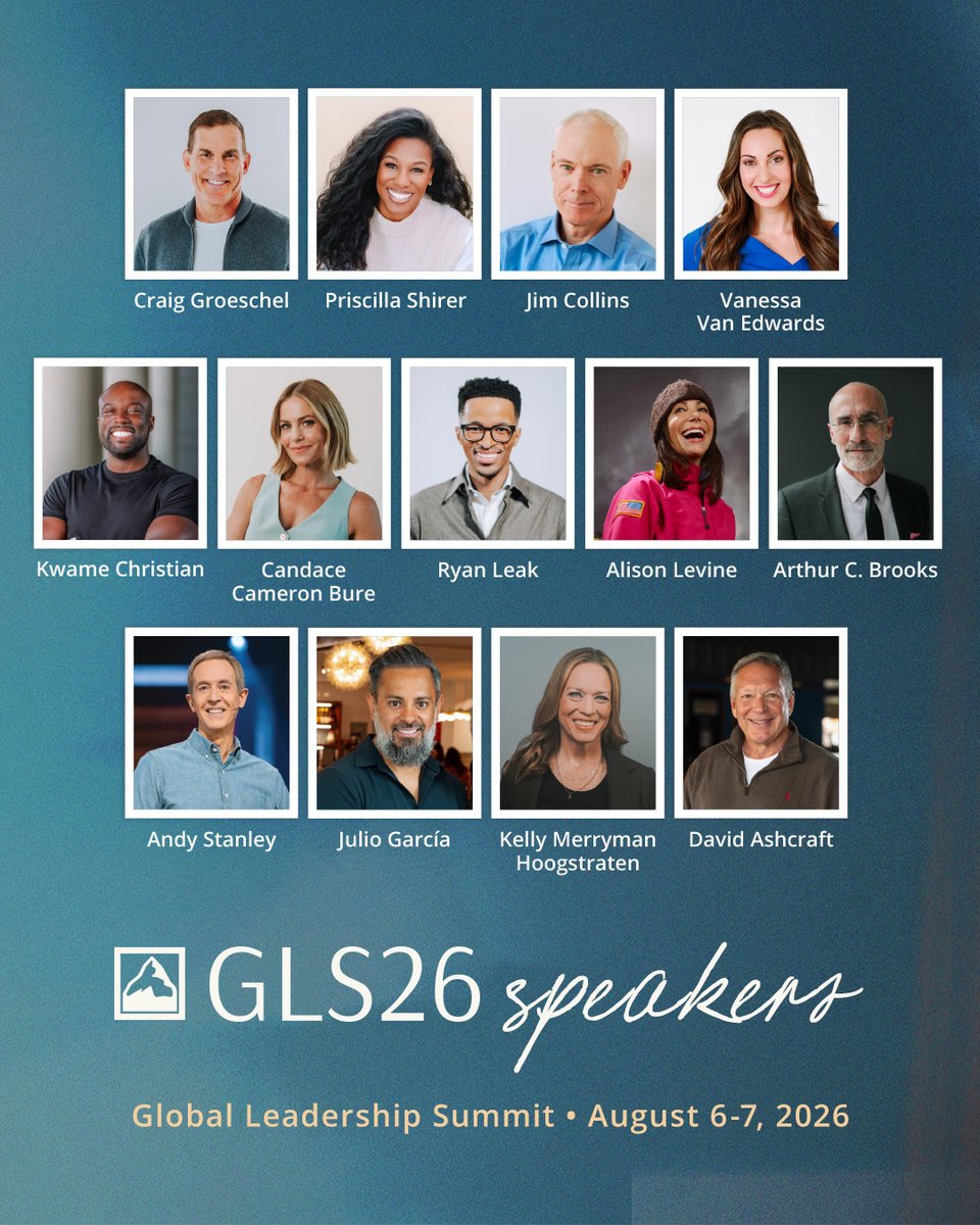 GLNsummit's tweet photo. ‼️Super Early Bird ends on June 19!

Every speaker is chosen with your leadership in mind — your challenges, your context and your next step. What will you take away?

💡 Fresh insights from one of the most influential business thinkers of our time
🌟 Inspiration from an innovative media executive
🛠️ Tools you can use immediately from an expert negotiator

Join thousands of leaders choosing to grow together on August 6-7, 2026 in the studio audience, at a local Summit site, or online —> https://t.co/cSfz1M6RwL