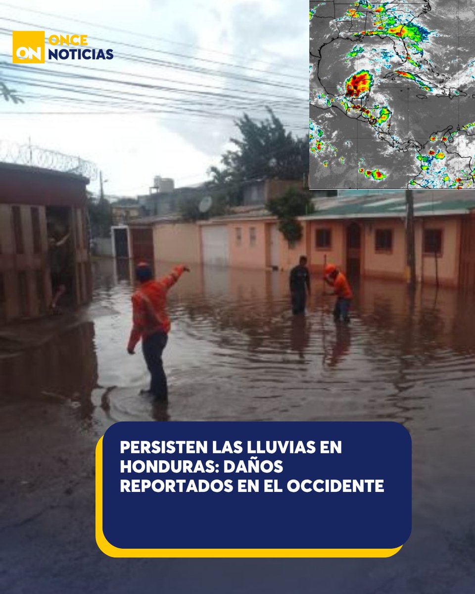 canal11hn's tweet photo. 🌧️🇭🇳 Persisten las lluvias en Honduras y ya se reportan daños en el occidente del país. Autoridades llaman a la población a tomar precauciones ante posibles emergencias. 🔗 https://t.co/BeDHqoESfl
#Lluvias #Honduras #Copán #Ocotepeque #Precaución #Clima https://t.co/LxtddlD1zz