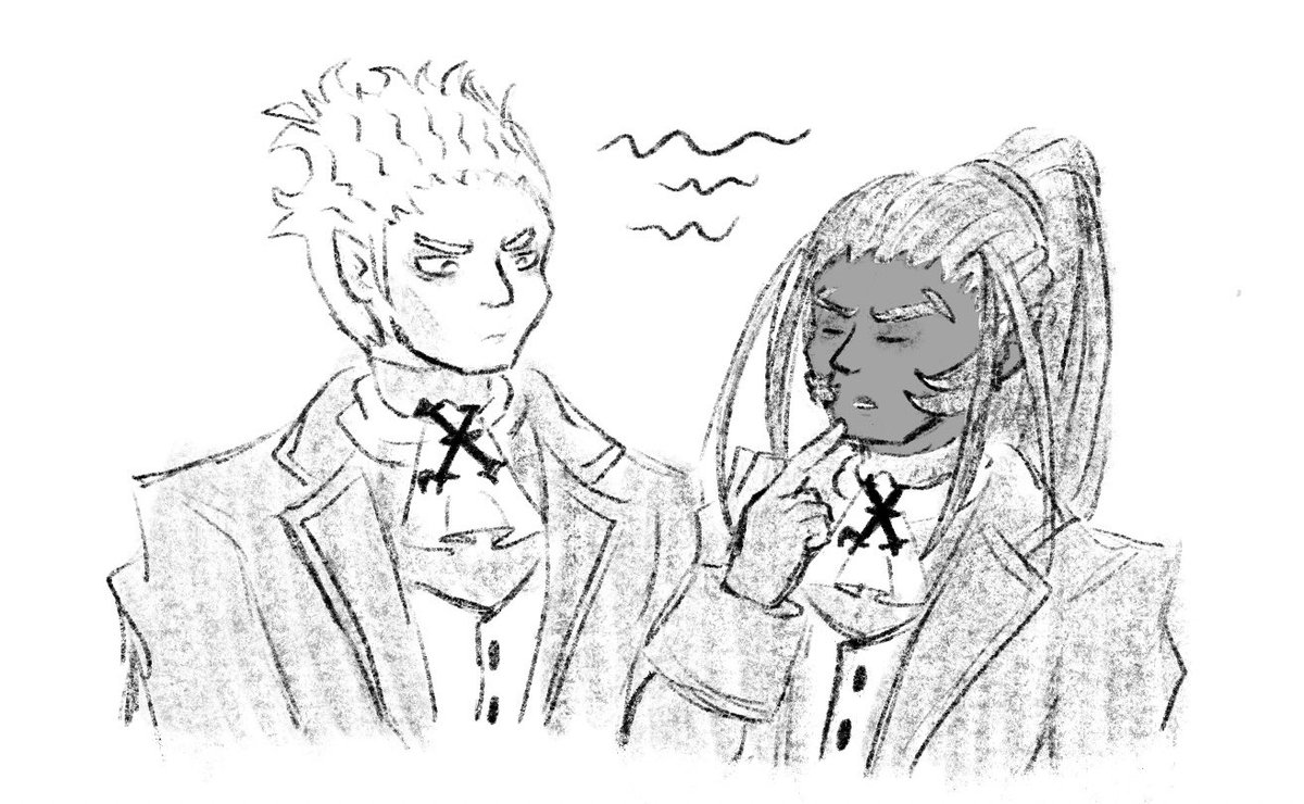 bondofblaze's tweet photo. More kh au doodles https://t.co/C3W1iKd7P0