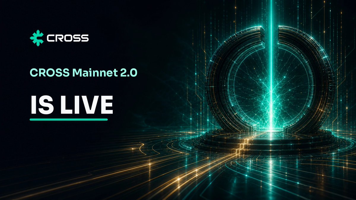 CROSS_gamechain's tweet photo. CROSS Mainnet 2.0 is live.

🔐 21-validator PoSA set — producing blocks

🔥 100% Base Fee — burning

🎁 300M CROSS Year-1 reward pool — distributing

📈 Compound Feature - Rewards can be re-staked easily with “compound” feature

Participate on Staking Here
(149% APR as of June 1.) https://t.co/pAmpdT822k

#CROSS #CROSSgamechain