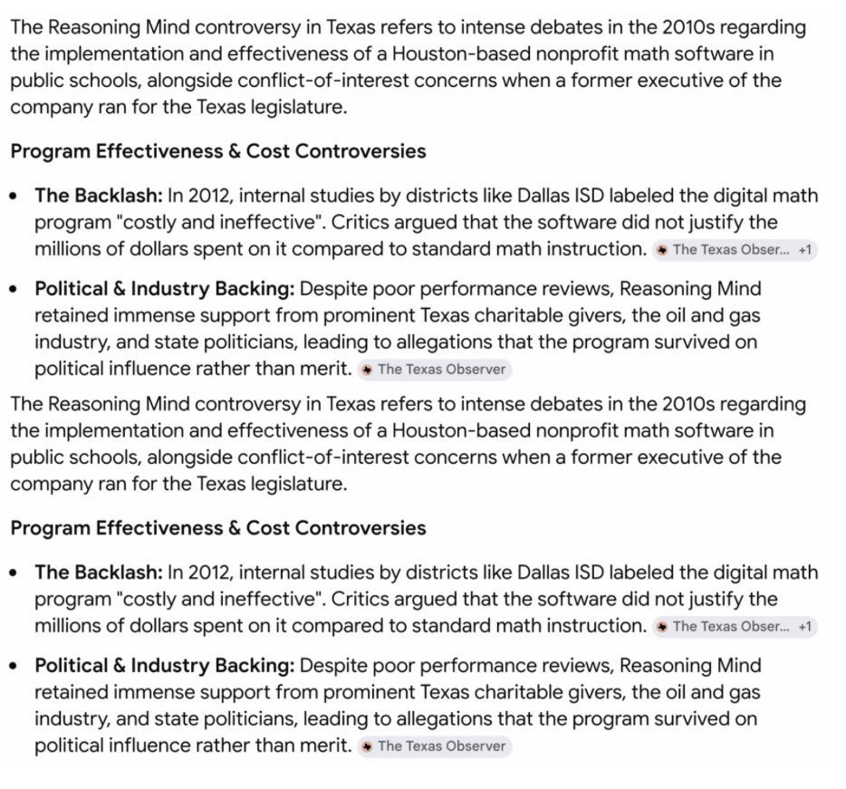 JamesHartline's tweet photo. The more I dig, the more evidence I uncover about just how nefarious and treacherous is James Talarico-associated Russian mathematics organization Reasoning Mind and the investment operation that bought Reasoning Mind in 2018 without disclosing to the public the financial details of the deal despite the fact that Reasoning Mind raked in millions of dollars from the state of Texas and public school districts while funneling millions of dollars to Russia. Congressional auditors should immediately commence a financial audit and review of Reasoning Mind's finances and the secretive sale of their organization to a financial investment firm in 2018.

I will continue releasing my reports on this scandal over the upcoming days. The public will be shocked at the names of the people tied to the investment enterprise that bought Reasoning Mind and their political agendas. They are embedding very sinister programming into the public schools and their young students. James Talarico was in on all of it. Every day he expresses his warped and depraved views of children, children that are not his children, and that is exactly what he wants injected into the minds of school children: transgender ideology, sexual anarchy, indoctrination into perversion, "God is binary", six different sexes, blasphemous interpretations of the Bible and rebellion against parental authority. Every parent and every grandparent in Texas should be outraged at the Democratic Party for putting James Talarico on the ballot to become the next U.S. senator from Texas. I am going to expose all of it, every single detail of it.