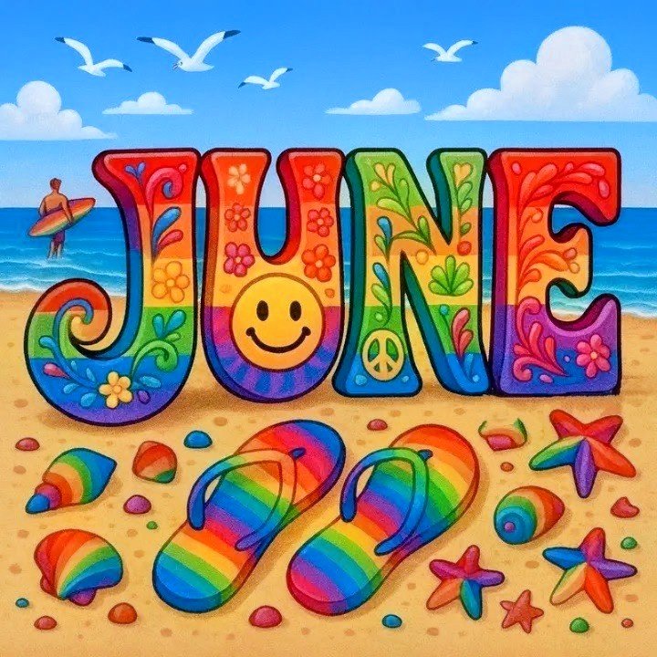 AllThingsOC's tweet photo. Welcome June! 🌞🩴⛱️🌊🏄‍♀️🍹👙🐬🕶️ https://t.co/NuhEZyR6fr