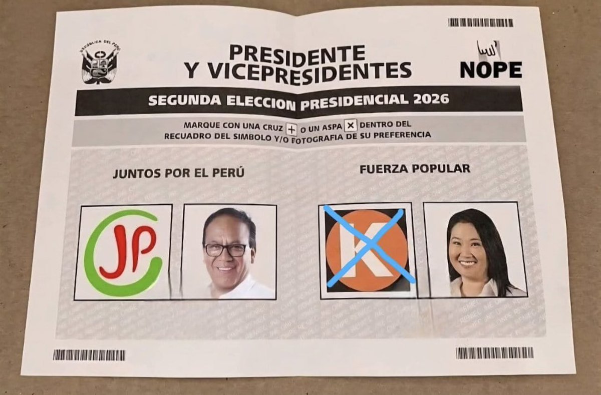 adhemir2009's tweet photo. Mi voto esta decidido. ANTAURO HUMALA NO PUEDE LLEGAR A PALACIO. Sanchez será su títere.

El 07 de junio por @KeikoFujimori 

Que cada uno reflexione bien lo que quiere para los próximos 5 años para el país. https://t.co/0QIhdfpayY
