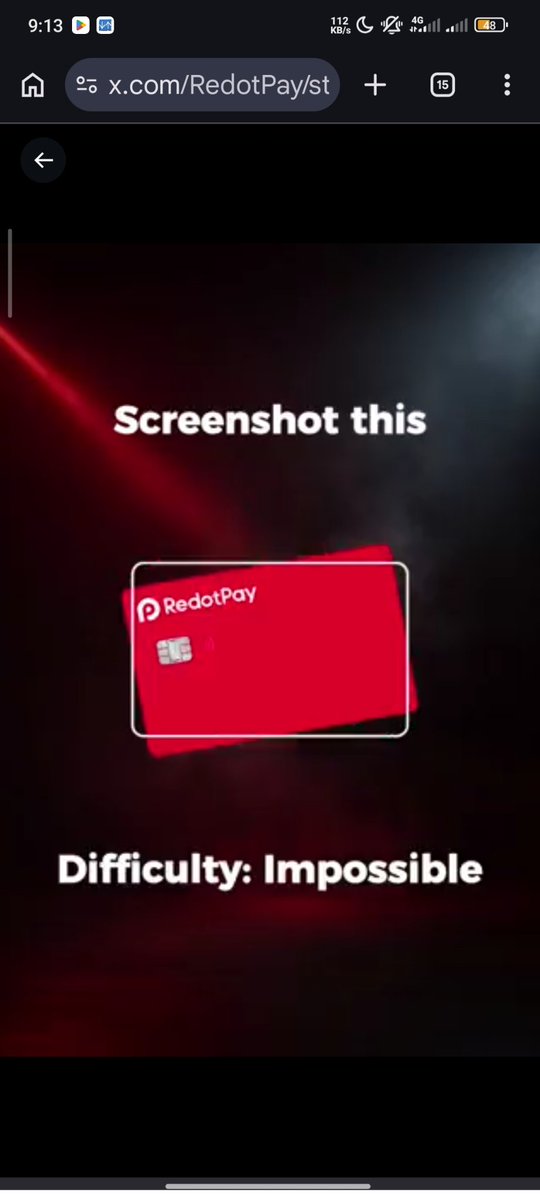 rektedsam's tweet photo. @RedotPay I'm failed. https://t.co/duTDaUq1Fu
