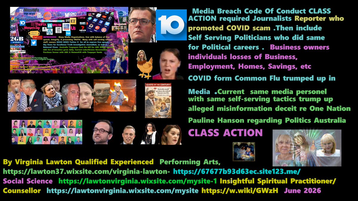 WilsonLawton's tweet photo. @ued_in @news_australian #CLASSAction for Breach #CodeOfConduct, #Misinformation #Covid #GlobalWarming #ClimateChange #Politics #Media &amp; #Politicians &amp; all others @SkyNewsAust @australian @canberratimes @Channel10AU @ABC @9NewsAUS @SBSNews #Journalists #Reporters #Radio #TV #Newspapers #Law #SelfServing https://t.co/jnxgOx1XsG