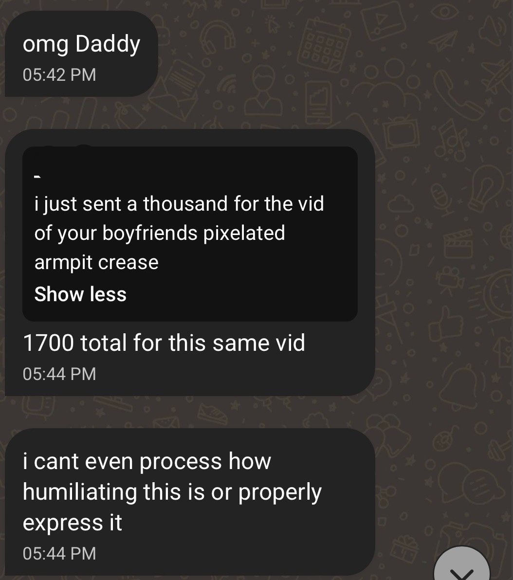 pixeledravyn's tweet photo. Imagine spending $5k in one weekend to edge for hours to the same repeat pixelated pics My man’s armpit thinking it’s My pussy. 🤭 https://t.co/hQkYSl5S1v