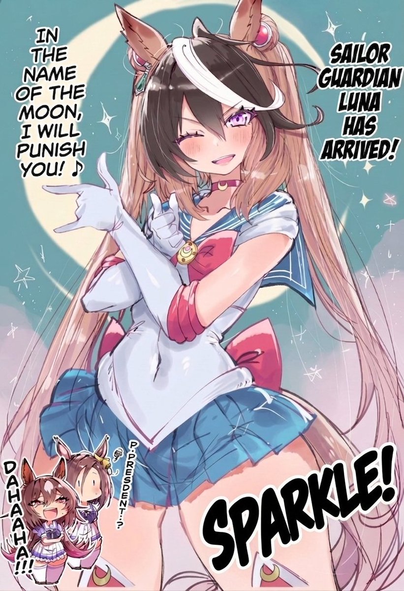 CRaleigh79's tweet photo. Sailor Guardian Luna-chan has arrived! 

Air Groove: Mood Down!
Sirius Symboli: Mood Great! https://t.co/uSXq0JAdFq