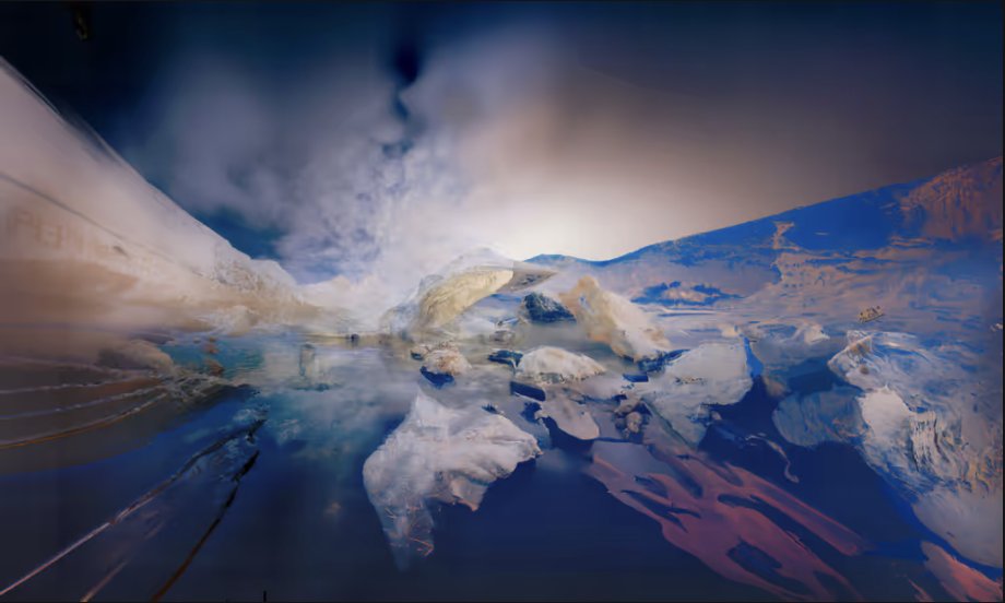vote_bitcoin's tweet photo. Infinite images by @hollyherndon and @matdryhurst .  Still absolutely mesmerized by this piece.  @FellowshipAi 
Also this series are the first images made with DALLE-1 with Open ai.  If there is anything to grab right now in this market these rank very high on the list. https://t.co/Go2d00mJr0