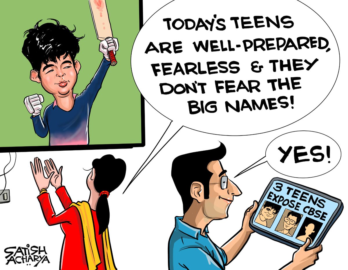 satishacharya's tweet photo. Fearless Gen-z! #VaibhavSuryavanshi #CBSE12thResults https://t.co/Z16OhVe9F9
