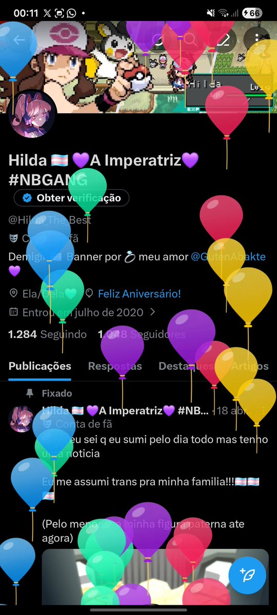 Hilda 🏳️‍⚧️ 💜A Imperatriz💜 #NBGANG tweet media