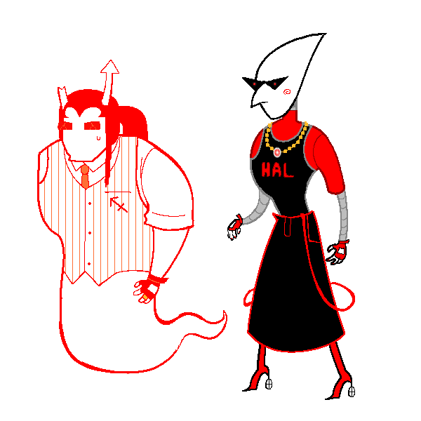 Grub_Bucket's tweet photo. Hal and Equiussprite guardian sprites. They get married and have two beautiful children. (Well, build one and adopt the other.) This is canon now because I said so.

Halquius is canon. I happily live in delusion believing this. https://t.co/XxEtitVegJ