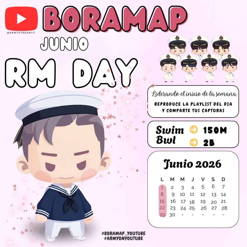 ARMYSTREAMYT's tweet photo. 🗺️ 𝗕𝗢𝗥𝗔𝗠𝗔𝗣 | 𝗝𝗨𝗡𝗜𝗢 💜

Aquí seguimos, sin rendirnos 🔥

➜ Reproduce la playlist del día
➜ Comparte tus capturas 📸

🎧 Boramap 06 | RM: https://t.co/CG7dXXF70a

#Boramap_Youtube
#ARMYonYouTube https://t.co/zT4YHm7EVS
