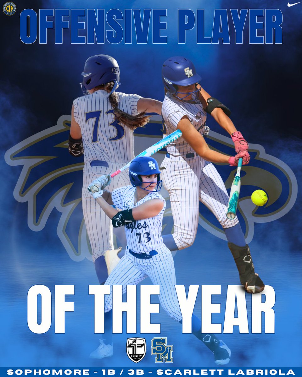 ScarLabs2028's tweet photo. Honored to be recognized as First Team All League in a loaded Trinity League and named as the @smchs_softball Offensive Payer of the Year! So much love to my teammates and coaches that stood by me this season🫶
#FCSelectRicoBrashear18u #FCSelect #FirecrackersSoftball #TonyRico #USASoftballHPP #ThePipeline #USASoftballlAllAmerican #USASoftballTopPerformer
@softbalamerica @BradyVernon @notarabledays @ExtraInningSB @LineDsoftball @los_stuff @ocvarsity @ocvarsityguy @latimessports @latsondheimer @maxpreps @calhisports @aglsoftball @SunilSportsNews @PCFLfastpitch @thealliancefp @LegacyLegendsS1 @CoastRecruits @THEWOWSB @TopPreps @Sports_Recruits @DiamondAddicts @USASoftball @csebren @gatorjack72 @OnDeckSoftball @ODM_Testing @JessicaAllister @saragroe @DukeCoachYoung @CoachTaylor_W @GassoPatty @jtgasso @UGACoachTony @Syd_finch @Coach_AT @FranEnea10 @svanbrak @TexasCoachWhite @EhrenEarleywine @LF16Ucla @katedrohan @btholl @CoachNealPT @GerryGlasco @MelyssaLombardi @Sam_Marder @UACoachMurphy @TCam_FSUSB