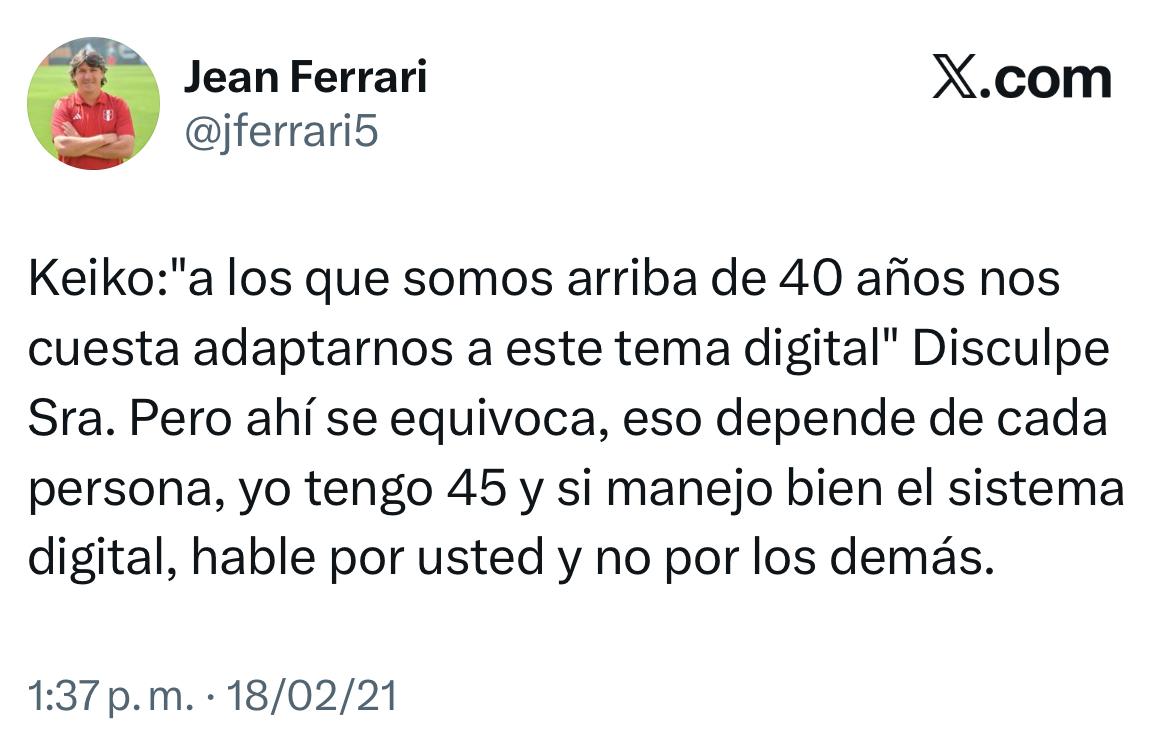 JuanMan53743067's tweet photo. @SociosAL1901 Lo peor de todo es que palomilla de ventana en el 2016 y 2021 escribía pestes de Keiko, nada nuevo bajo el Sol, ya sabemos cómo nació la ley perro muerto, no es ninguna novedad https://t.co/IDrbSWKWE6