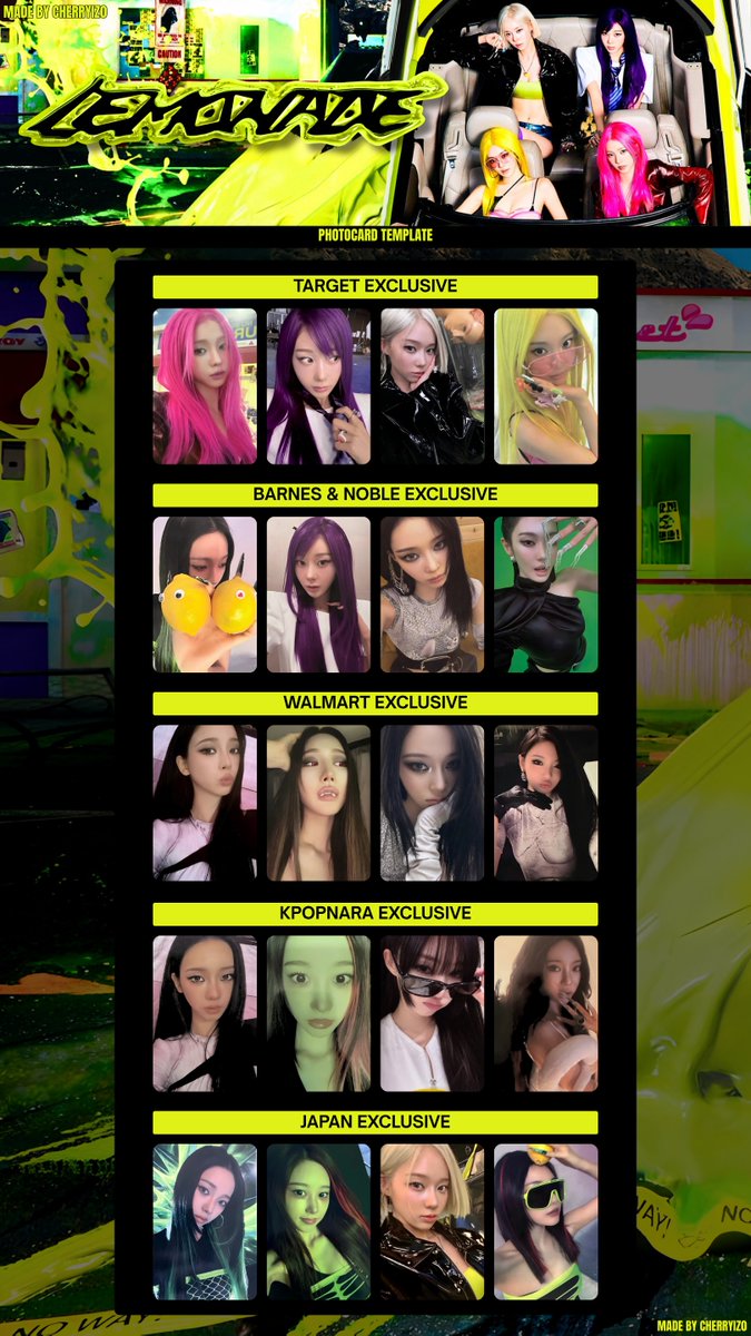 cherryiz0's tweet photo. aespa 에스파 Photocard Template ⋆ ｡ ° ☆  
 — OT4 Lemonade Album &amp; Exclusive Photocards 

Karina 카리나 Giselle 지젤 Winter 윈터 Ningning 닝닝

୨୧ hq download : https://t.co/fbcZi3G3ZD

⋆ ｡ ° ☆ Do not remove my user or claim as your own! https://t.co/cJwySezFvM