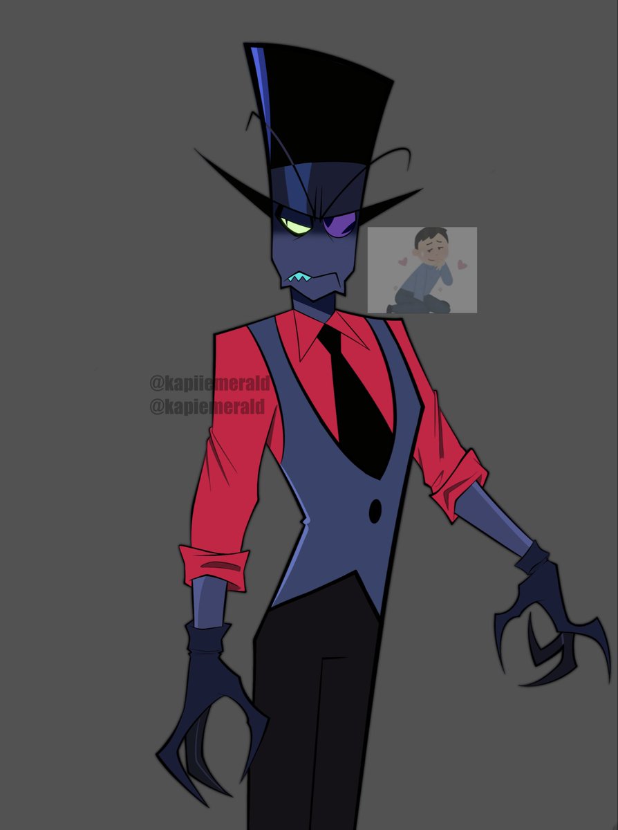 kapiemerald's tweet photo. He’s hotter without the coat guhhh..
#Villainous #blackhatvillainous #Villainous2027 
#fypシ゚ #fanart #blackhatfan #digitalart https://t.co/0traIVnh4A