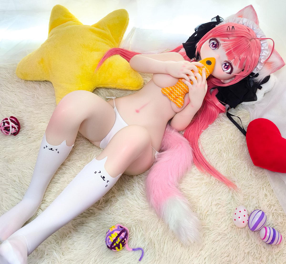 RaGeDZai's tweet photo. Meet Lycoris!

She's a very playful catgirl!

#MWGirl #Yourdoll #Lycoris https://t.co/3pD2Y1EJO6