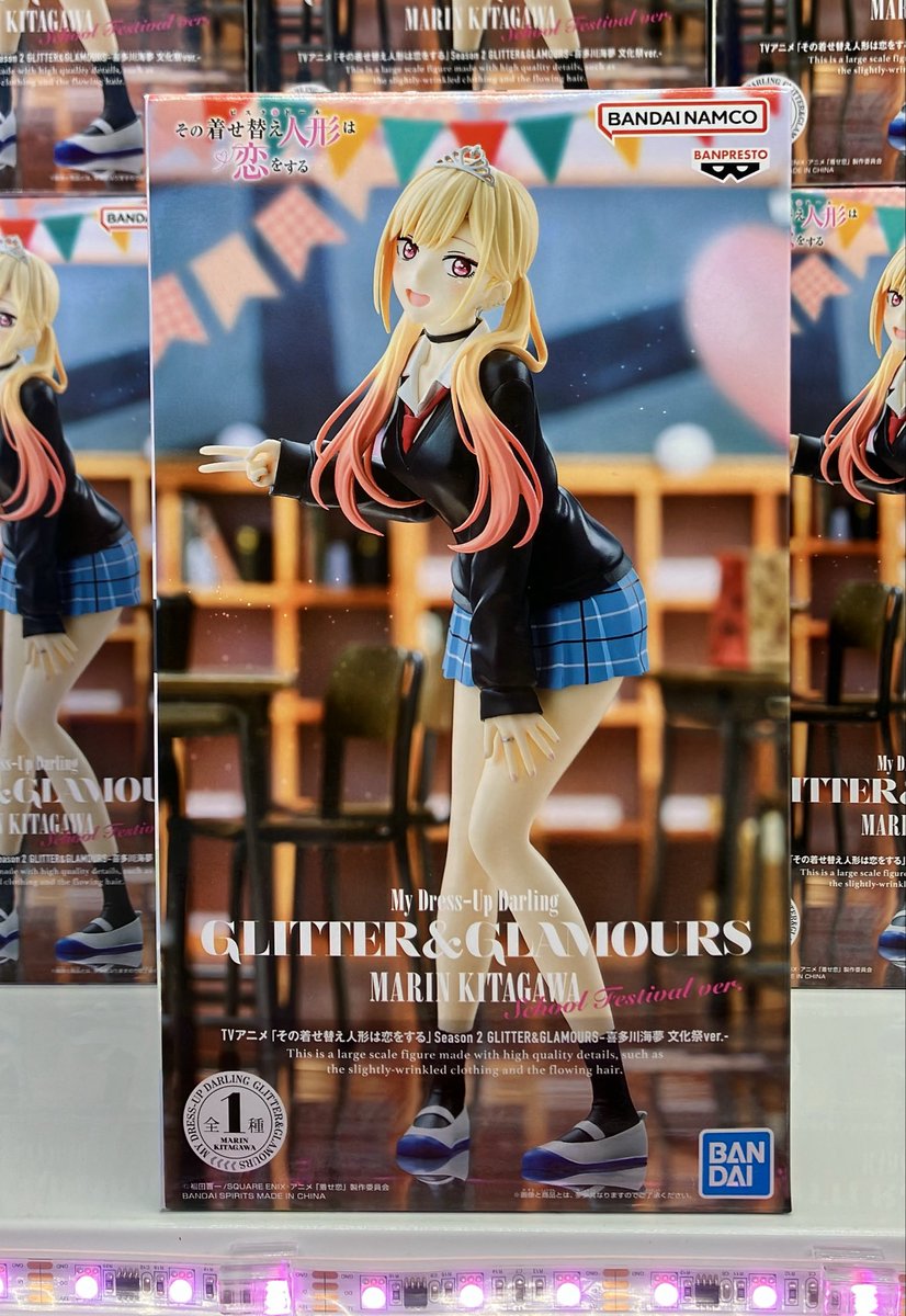 speed_gamealex's tweet photo. 【#宇部 ALEX入荷情報！】
　
TVアニメ「その着せ替え人形は恋をする」Season2 GLITTER&amp;GLAMOURS-喜多川海夢 文化祭ver.-

稼働開始しました‼️
皆様の挑戦をお待ちしております✨️

#着せ恋 https://t.co/8QgNtOuTIM
