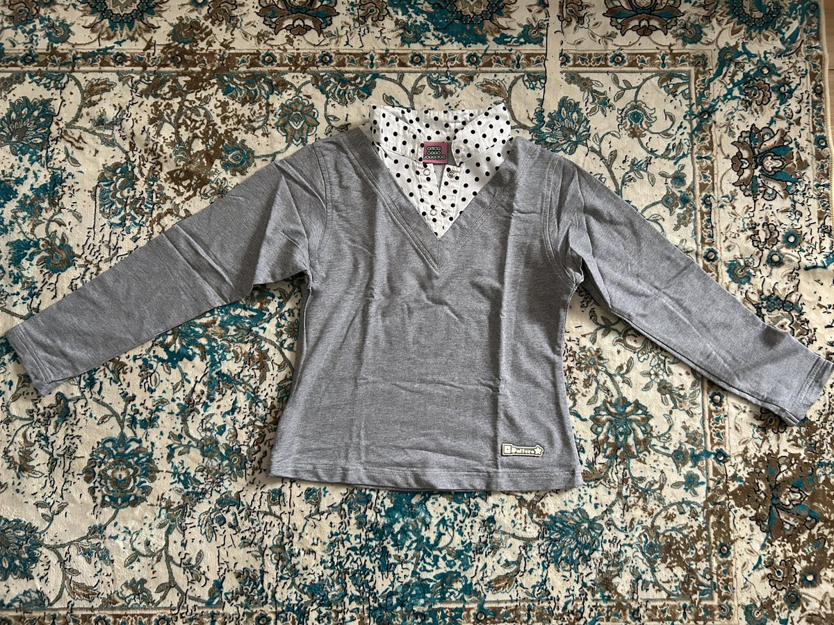 saenuary's tweet photo. yang lagii cari polkadot nih lucu bgt jarang aku pake 😆 play with paterro 
💰110k
panjang: 55 cm
LD: 90 cm
panjang lengan: 54 cm https://t.co/ZmQcfUnK5n