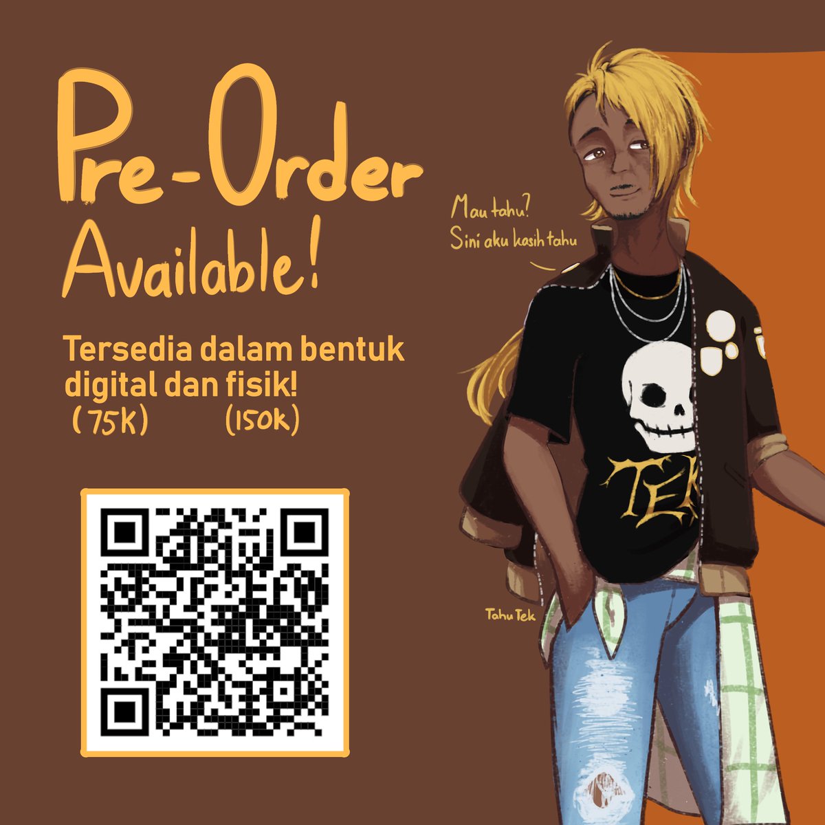 Roncchii's tweet photo. QR Pre-Order form disambut jokes bapak bapak mas Tahu Tek krn saya jenius dalam Jester https://t.co/iU9GSHFRqo