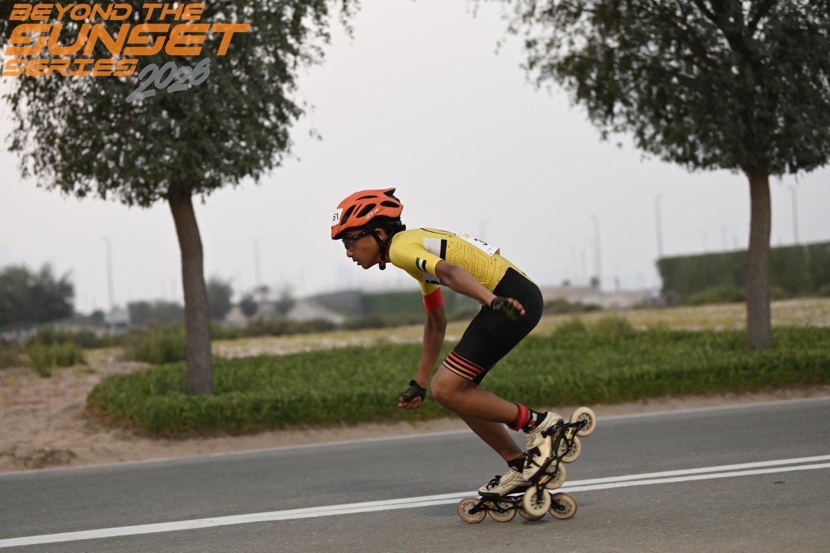 dpsshj's tweet photo. Rithwik Manoj Surya of Grade 10 showcased exceptional determination and skill at Skate Beyond the Sunset 2026, held at Hudayriyat Islands, Abu Dhabi on 17 May 2026, securing 3rd position in both the 3 km and 5 km races. Congratulations!

#DPSSharjah @Interstar_AE https://t.co/kpmb8DGWSZ
