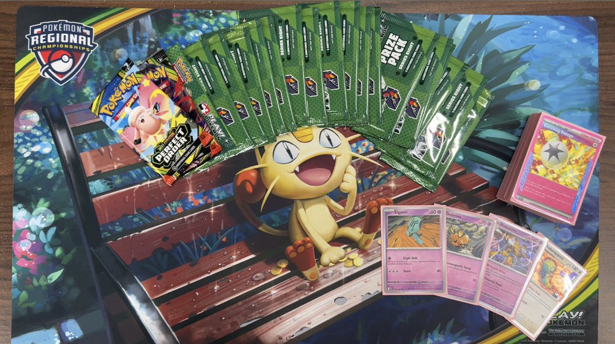 TrevoreRead's tweet photo. Cup Win #13 🏆 w/ Zam 

Wanted to play mines but couldn’t find them 😔 

Elgyem won me one game after getting my board blown apart by Slowking g3 of top 4 Elgyem &amp; Dedenne let me infinite loop for a 40min win🥳

21 total cups played this season
13 🥇 
2 🥈 
1 🥉 
2 🔝8️⃣
3 💣 https://t.co/qChBQti8iY