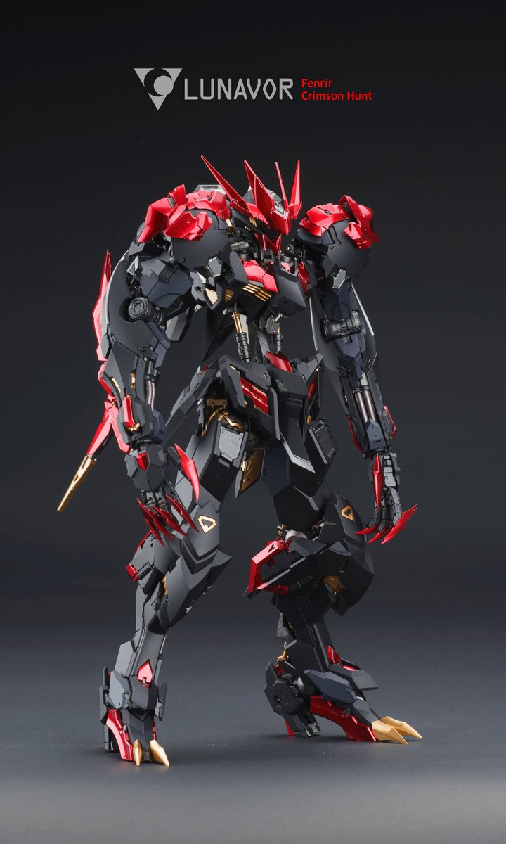 JosephH32149678's tweet photo. The wolf king returns
Lunavor reveals new 
Fenrir Crimson Hunt(Barbatos Lupus rex recolor)
228 RMB https://t.co/WG7Bowh6TH