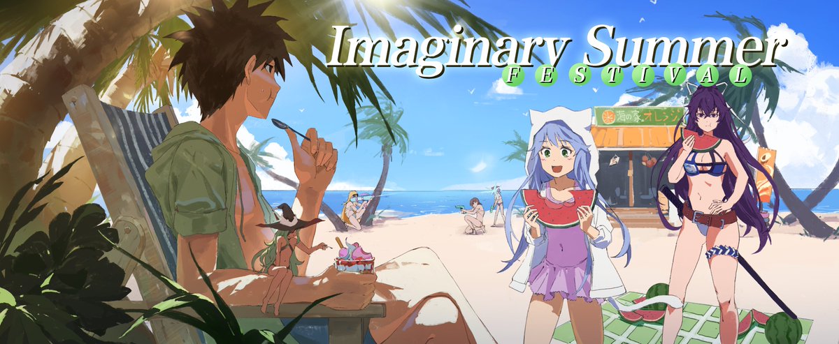 PDugna's tweet photo. I'm proud to host my first Toaru Fanart Contest!!

With a great banner drawn by @Ro_ka_ro_ka

THIS WILL BE A LENGTHY POST, PLEASE READ!!

This comes with a very simple theme, Summer!! 

This can be either the usual beach art, or spending a hot day walking around. Anything that depicts and makes you feel like it's Summertime! 

The duration of this contest is from June 1st to Sep 1st.  Hoping it ends around the broadcast start of ITEM!

Like every other contest I've run now. It ends the moment it turns the last day, being Sep 1st, everywhere in the world. 

if you have any questions about the theme or rules please dm me or ask in my Discord server. Link in my bio.  I can give you a yes or no if something is allowed. I cannot however tell you what to draw. 

Rules include SFW only, can be lewd on the level of official art for the series. 
NO AI AT ALL 
Please have WIPs or a timelapse to show your work.

The art will be judged by the simple aspects of
-Technical Skill 
-Originality 
-Application of theme

I will not reveal who is competing for obvious reasons but if the artists involved want to talk about it go ahead.   please avoid publishing your full works until the deadline just like before. 

The Prize Pool is currently 300 USD
the Prize Pool will be split as so
1st - 150
2nd - 100
3rd -  50

I will link the form and the sponsors below, so please check them out. 

I wish everybody good luck and I hope you have a great Summer!!