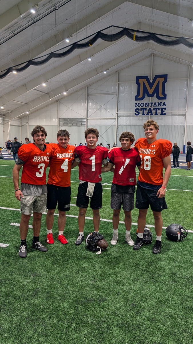cooperkintz's tweet photo. @MSUBobcats camp did not disappoint. Ran a 4.49 coming off a hamstring issue at state track last week -- happy about that! And my WYO boys all showed out. 👊 

It was great to see you again @CoachTPurcell @RandyBandelow thank you for coming!

Looking forward to camping the rest of the summer! 🏕️ @drakebulldogsfb @coachT_Ash @MonTechFootball @CoachKyleSamson @UNC_BearsFB @coach_Tgrant 

@therightcats @CoachJFirm @coachbsheph