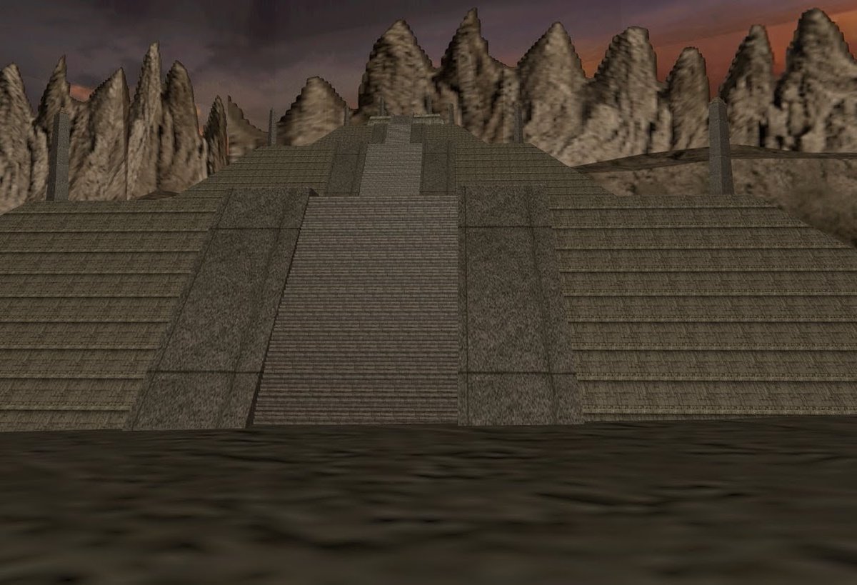 RealKingable4's tweet photo. Ive been working on the Pyramid of Argus from MK Armageddon. The only things taken from the game is the top of the pyramid, environment and textures. I made the rest of the pyramid myself since the arena is only the top. #mortalkombat #mk https://t.co/nxKsMjnT99