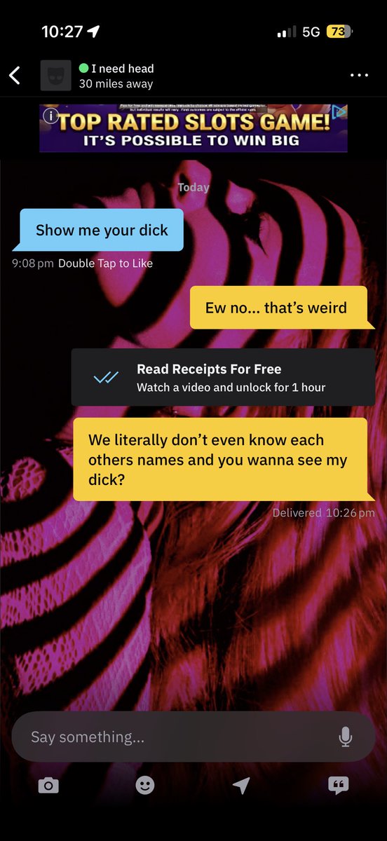 4naLana's tweet photo. I love trolling on Grindr #gay https://t.co/o2uM3g0507