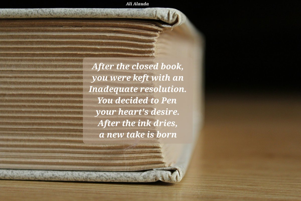 Morgan_R_R_Haze's tweet photo. #BlueSkyRemnant #GrimScribe #loveletters 
After the closed book, you were keft with an Inadequate resolution. You decided to Pen your heart's desire. After the ink dries, a new take is born 
Ali Alauda https://t.co/WXYVtfABD0 https://t.co/Jm83w6T0LB