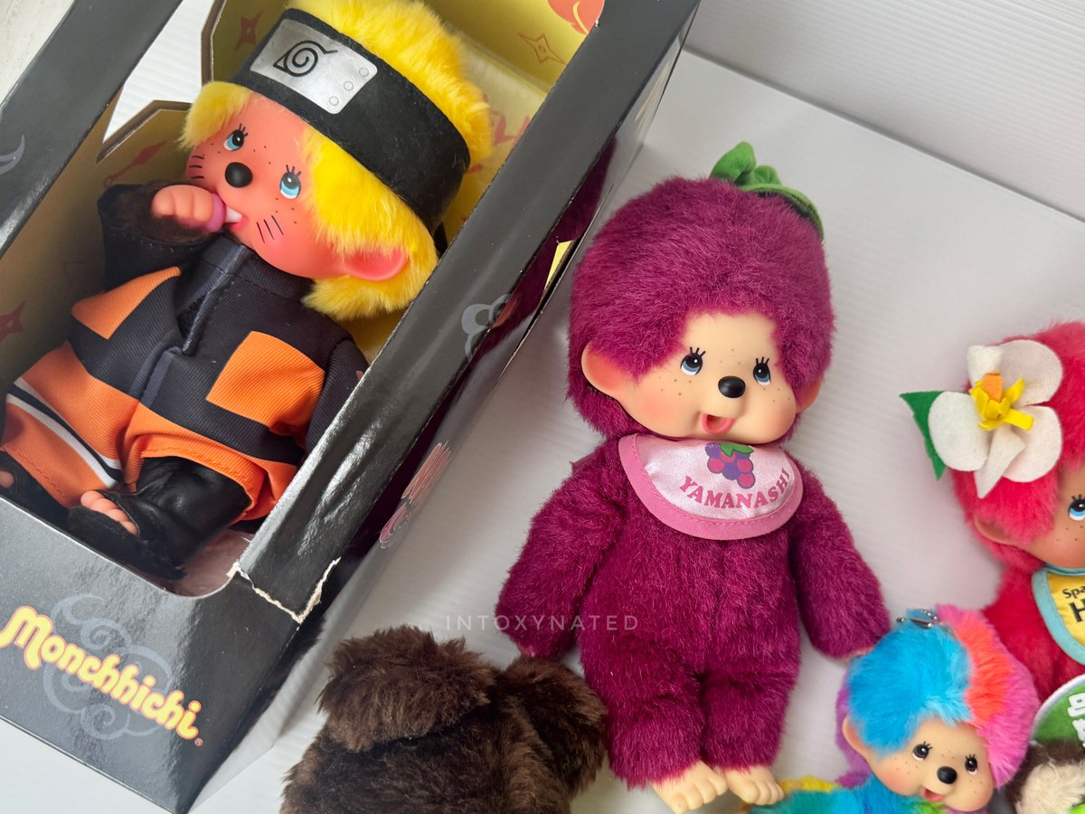 intoxynated's tweet photo. monchhichi collection update! 🐒❤️ https://t.co/poXR8Kcq26