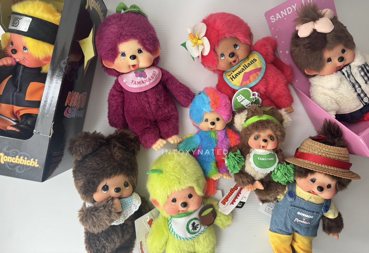 intoxynated's tweet photo. monchhichi collection update! 🐒❤️ https://t.co/poXR8Kcq26