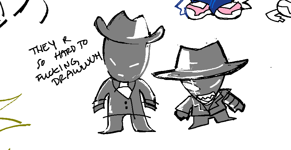 ga5tro's tweet photo. someone on tiktok requested the midnight crew but i only got two of em drawn </3 bye #homestuck https://t.co/CKTCfHwecx