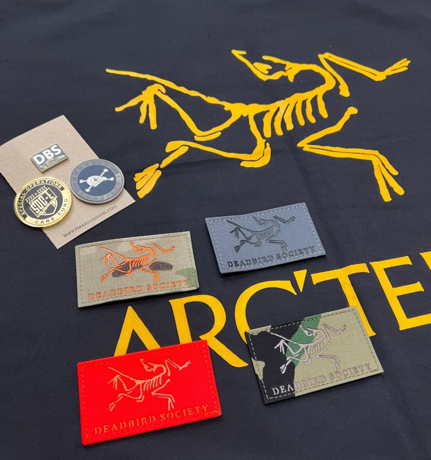 Arc'teryx Leafから公認DEADBIRD SOCIETYパッチなどが入荷しました