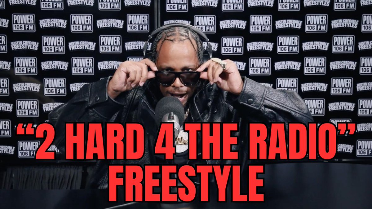 J_Credible's tweet photo. RJMrLA Freestyles Over Drake's "2 Hard 4 The Radio" Beat With Justin Credible... https://t.co/K1HJVEY8sD via @YouTube @Power106LA @rjmrla https://t.co/MK0Rg0zLxU
