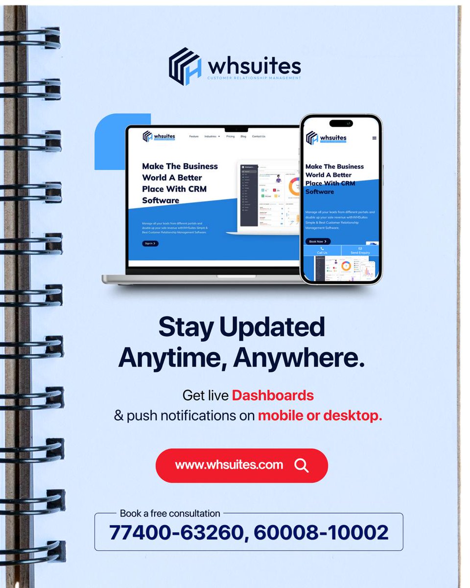 atishkumar_wh's tweet photo. CRM is your GPS to a better route on your Business Development journey.

 Enhance your business with India's best CRM Software (WhSuites)

Contact :- 7888506746

To know us more, visit : 
https://t.co/KWB5qBJIKV
https://t.co/oQ2wdek5Vj https://t.co/xTUXKqPTZQ