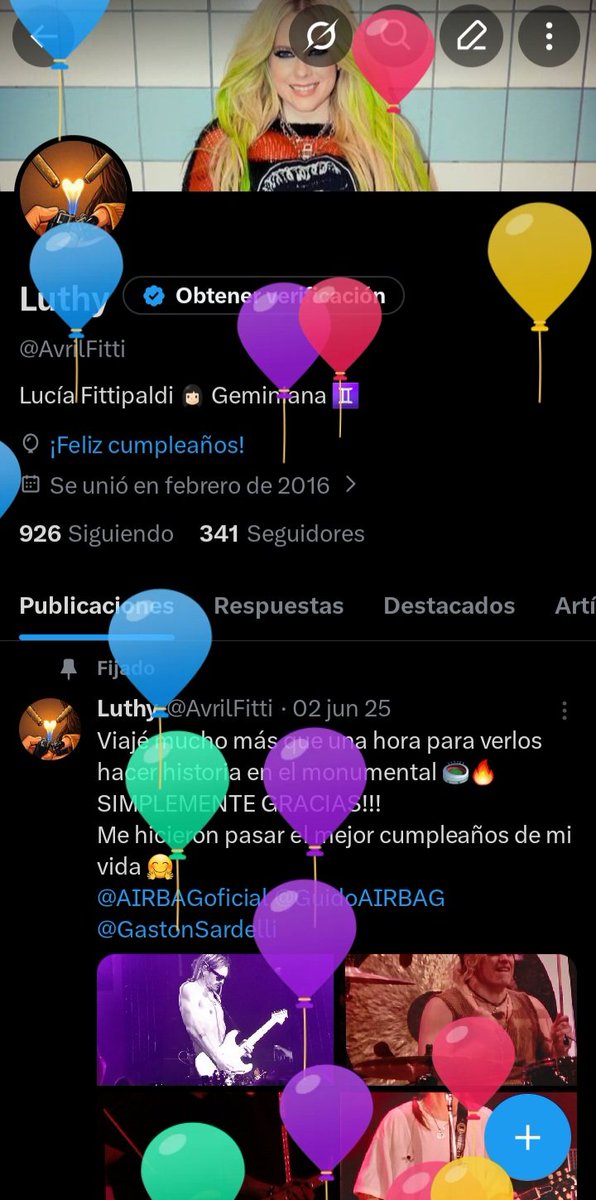 AvrilFitti's tweet photo. Feliz cumplañito para muaaa 🎂 https://t.co/rsd0IR6mM2