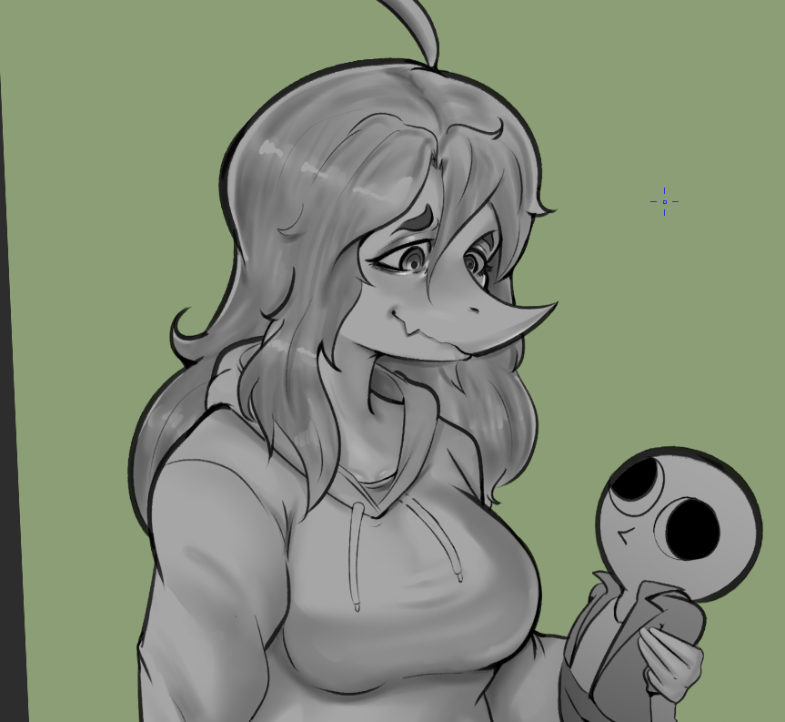 Hi_Chokoart's tweet photo. Judee Wip ^^ 
#snootgame #Snootgameart #furry #furryart #scalie https://t.co/Hc2NtZhdP5