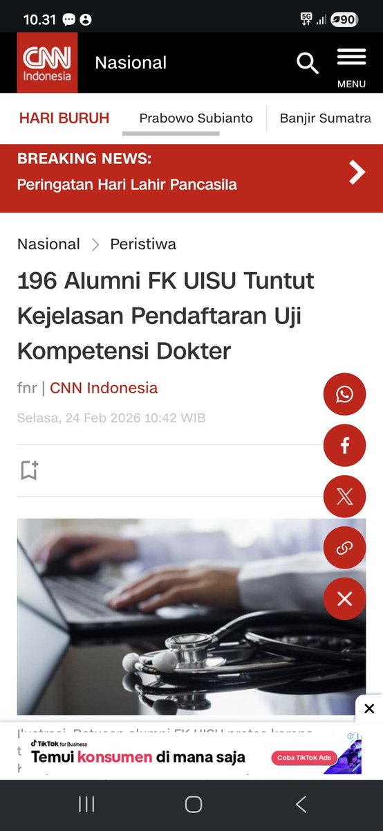 DedyRamanta's tweet photo. Mengapa ujian para calon dokter ini kok sepertinya banyak masalah? https://t.co/tMYN0kDAhc