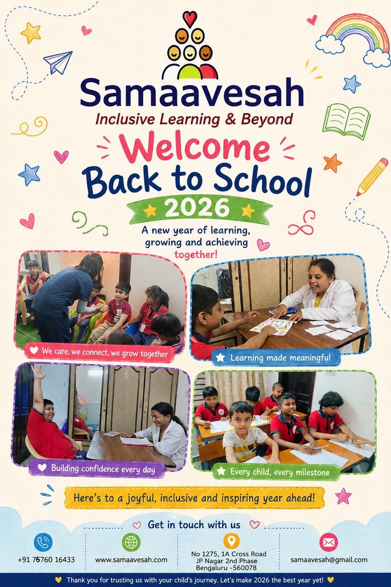 samaavesah's tweet photo. Welcome back to school!

As we begin a new term today, we seek God's blessings for a year filled with learning, growth, happiness, and success.

Wishing all our students, parents, and staff a wonderful and fulfilling academic journey ahead. https://t.co/IJcJRc6KiW