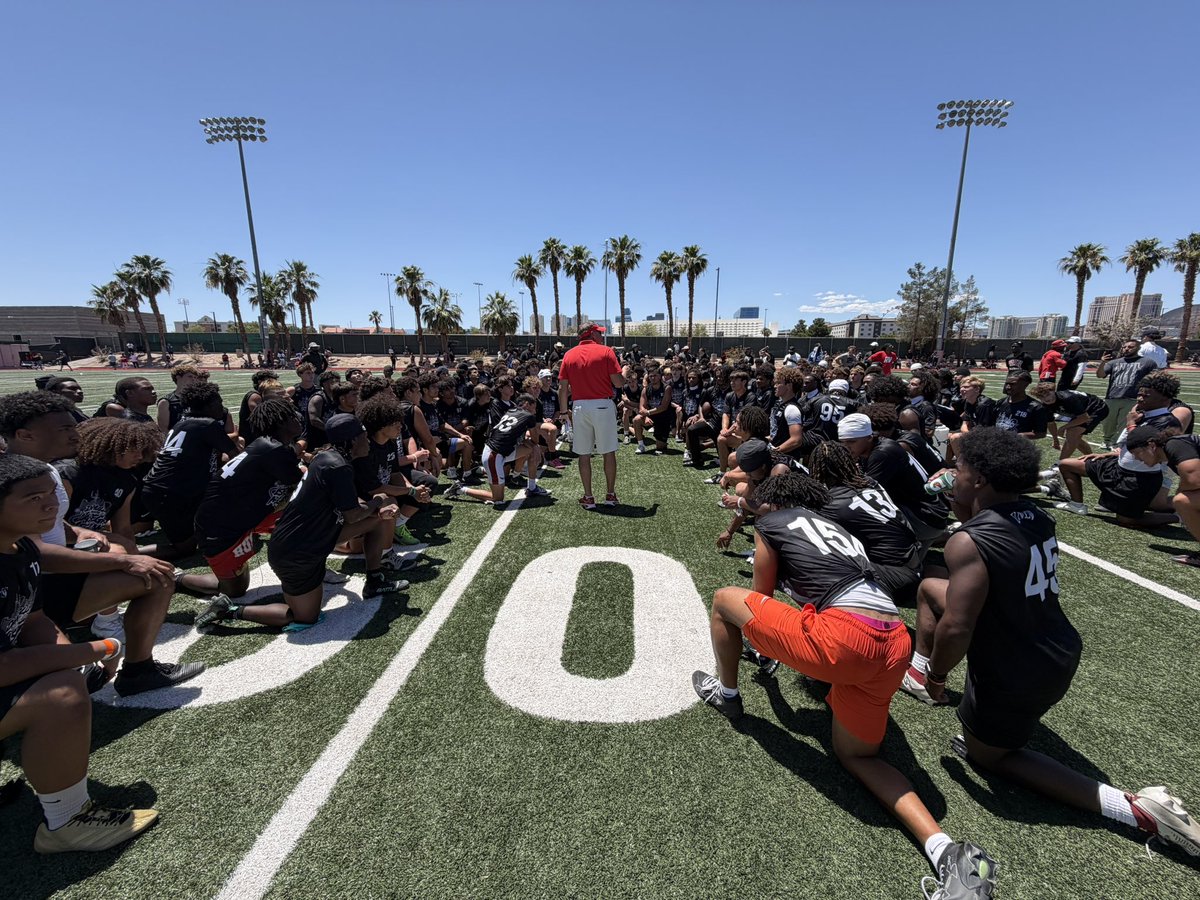 Coach__Snyder's tweet photo. Thank you to all players and coaches that came out to the very first @lvmegacamp! 
Great day and excited for the future 👀 

Onto @THENWSHOWCASE next weekend! https://t.co/NoU7Wc6zmC