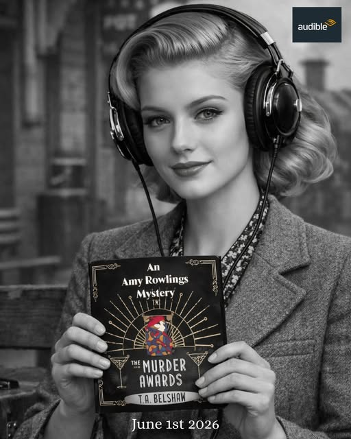 tabelshaw's tweet photo. Up with a screaming back. On the plus side, the new Amy Rowlings audiobook from @UlverscroftLtd / @Isisaudio  has arrived on my devices, and I've given it a two chapter preview before going back up to try to get another couple of hours' sleep.
The Murder Awards is book 3 in the series and is narrated once again by the fabulous stage and TV actress, Gemma Lawrence of Luthor, Casualty and The Bill fame. She really does sound like I've always imagined Amy to sound.
Well, that's my day sorted when I finally do come downstairs again, the audiobook is 11 hours long.
Cool. It can be bought from Amazon and all good audiobook outlets or downloaded from Audible for one credit, worth about £7.99 
https://t.co/ZRKcXUJLZI